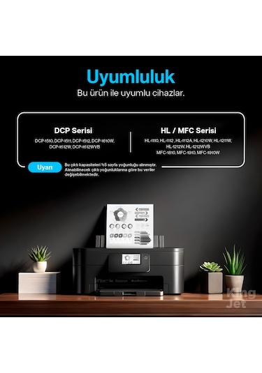 Brother Hl-1110 Uyumlu Toneri 2'li Paket