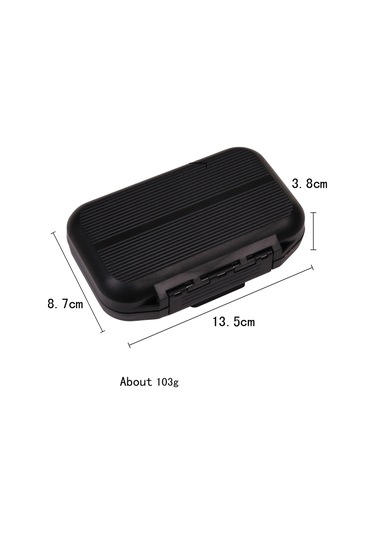 Yuntech01 40 Adet Su Geçirmez Abs Kutulu Orman Balıkçılığı Sünger Seti - Keskin Karbon Çelik İğneler, Farklı Balık İhtiyaçları İçin Uygun