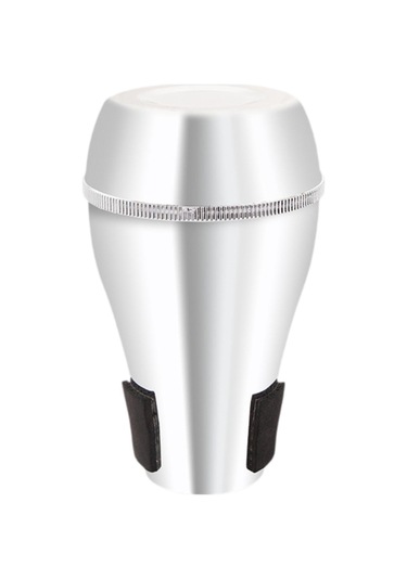 Homyl Trombon Düz Sessiz Taşınabilir Profesyonel Sesi Gümüş