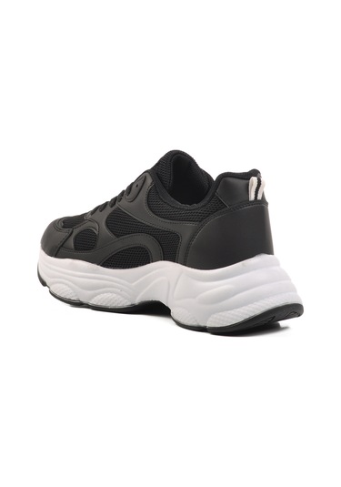 Aspor Siyah Beyaz Fileli Kadın Spor Ayakkabı Sneaker Çok Renkli