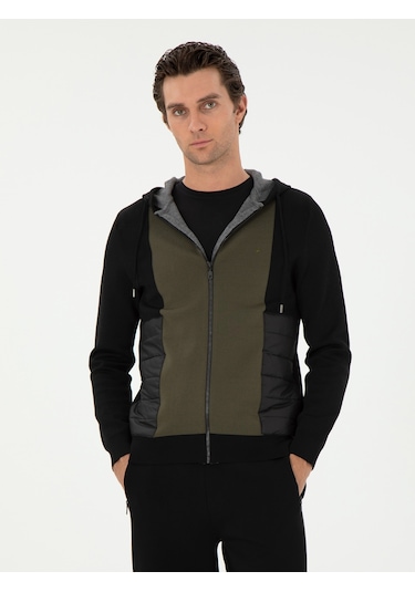 Cacharel Siyah Regular Fit Triko Hırka