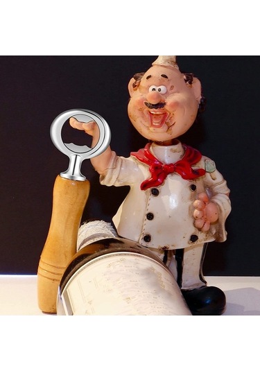 Moly 10 Adet Şarap Tıpası Ve 5 Adet Şişe Açacağı Seti Gümüş Metal Gümüş