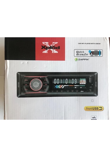 Zappın Xplod Oto Teyp 52Wx4 Sd Usb Aux Girişli