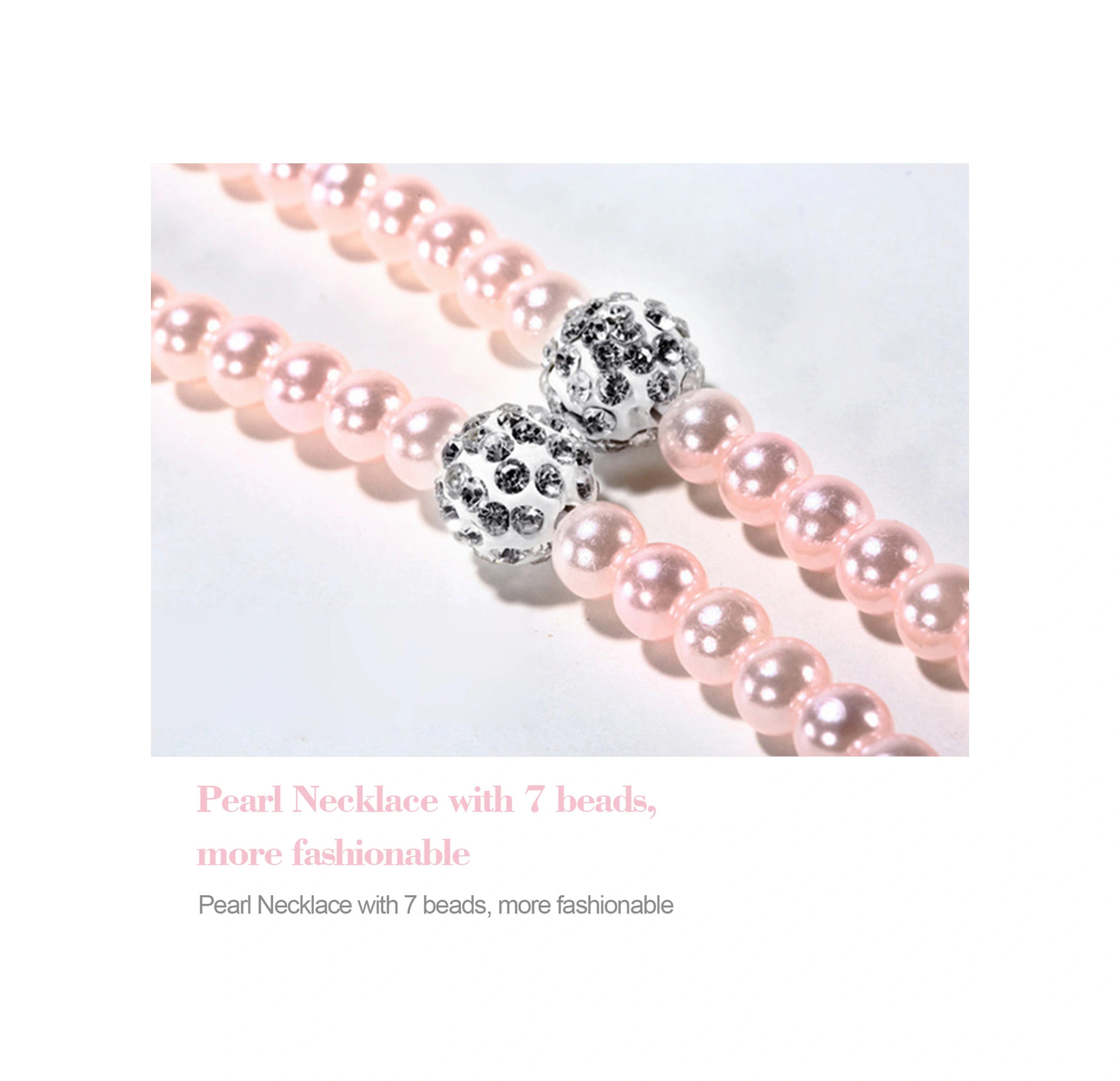 Moveevo Mikrofonlu 3.5mm Kablolu Müzik Kulaklığı, Yaratıcı İmitasyon İpek Gümüş İçerekli Kolye Stili Kulaklık Mavi Diğer