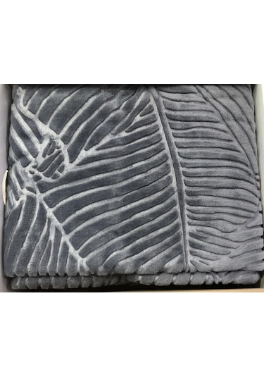 Dinarsu Romance Embos Kutulu Tek Kişilik Battaniye 160 X 220 Gri