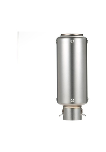 Pazly 38-51mm Evrensel Motosiklet Egzoz Borusu Tamir Parçası K21533 Kuyruk Gümüş