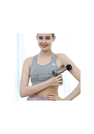 Realx 4 Başlıklı 6 Kademeli Titreşimli Şarjlı Mini Masaj Aleti