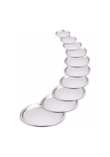 Krom Çelik Sini Tepsi 11 NO 58 CM Yemek Sinisi