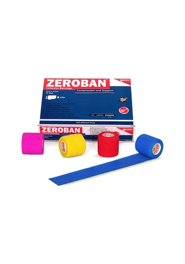 Zeroban Bandaj 5 CM x 4.5 M Kireç Mavisi