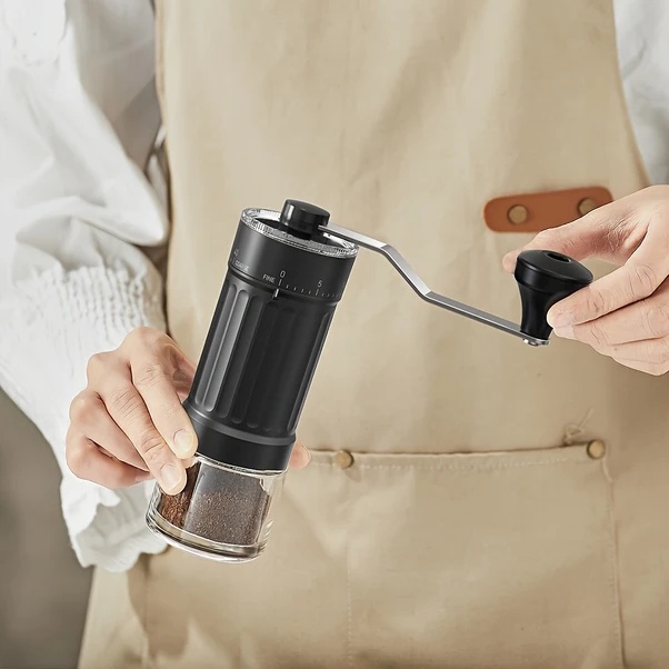 Boatshop1 Kmdj-hc Manuel Kahve Değirmeni Seramik Öğütücü Ve Cam Kavanoz İle Kamp Ev Kullanımı İçin El Değirmeni