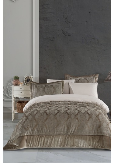 Elart Hera Çeyiz Paketi 7 Parça Bej Bej