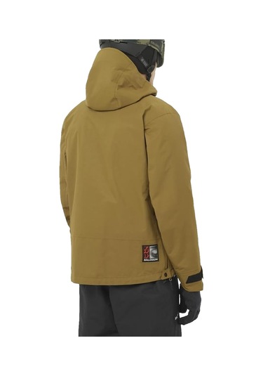 Salomon Salomon Venom Erkek Sarı Kayak Ceketi 6767 Hardal