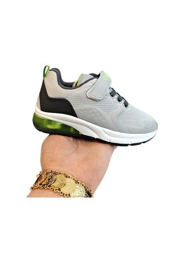 Kinetix Vanya Gri Cırtlrı Erkek Çocuk Spor Ayakkabı Gri