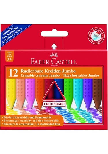 Faber Castell Jumbo Mum Boya 12'li