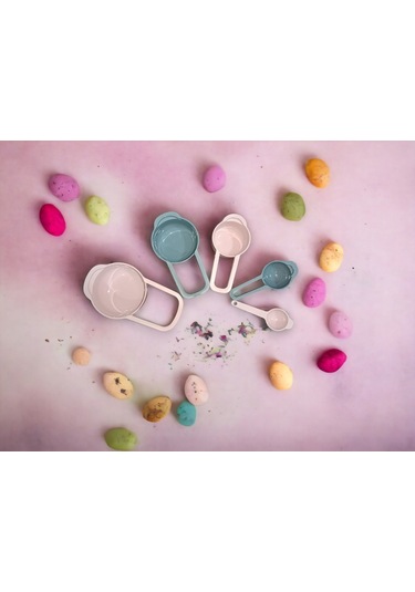 5 Adet Renkli Ölçü Kaşık Seti