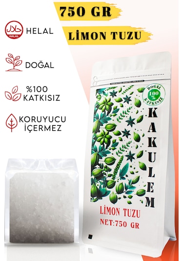 Kakulem Turşuluk Yemeklik Limon Tuzu 750 G