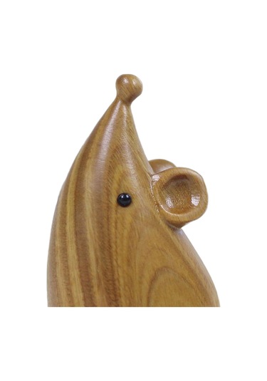 Suntek Magideal Ahşap Hayvan Heykeli Kapalı Ofis Ev Dekor Için