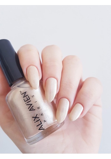 Alix Avien Sedefli Gold Oje 30 Yüksek Pigmentli Uzun Süreli Kalıcılık Hızlı Kuruma Nail Lacquer 30
