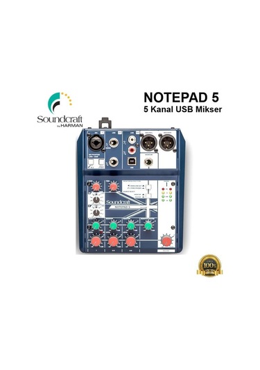 Soundcraft Notepad 5 5 Kanal Usb Mikser