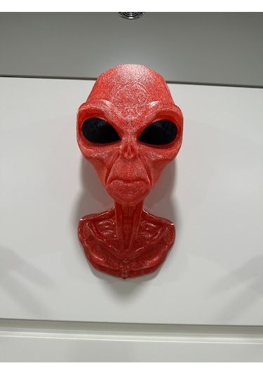 Alien Uzaylı Duvar Dekorasyonu Veya Kulaklık Standı Parlak K.