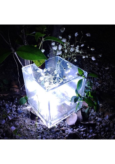 Dianziye Led Işık Zinciri 10m Gümüş Bakır Tel 100 Ampul Dışarı/içeri Kullanıma Uygun Noel Ağaçları Bahçe Dekorasyon Işıkları Beyaz