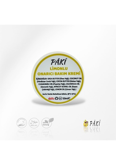 Limonlu Onarıcı Bakım Kremi 50ml