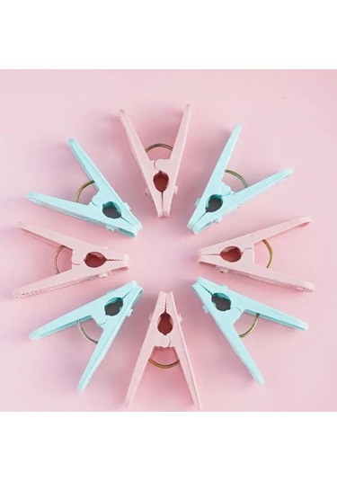 Mavi-giysi Mandalları Çamaşırlar İçin 30pcs Rüzgar Geçirmez Ev Çamaşır Pimleri Sepetli Klipler Çamaşır İpi Mandalları İç Giyim Sutyen Şapka Çantaları