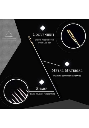 Yaşlılar İçin Kendiliğinden Geçirilen İğneler,iplik Geçirmeli Dikiş İğneleri B