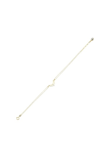 14 Ayar Lotus Altın Bileklik Renkli