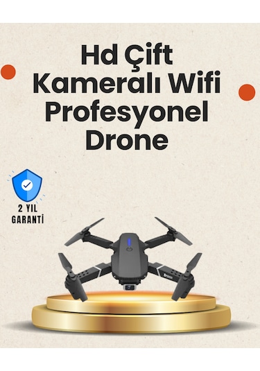 Yükseklik Sabitlemeli Katlanabilir Drone 1080p 4k Kamera Seçenekli