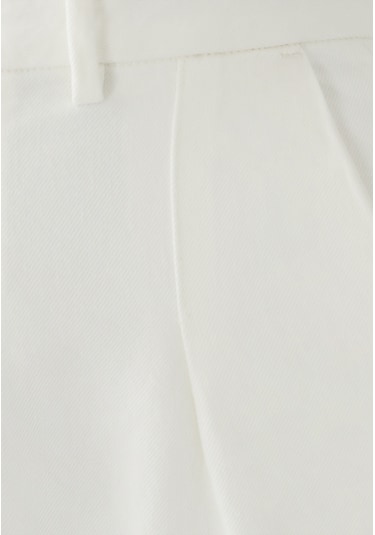 Loulou Studio Geniş Paça Kot Pantolon Ivory
