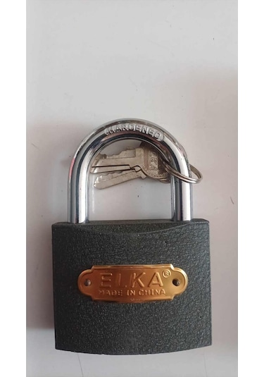 Elka Asma Kilit Gri Kaplama 75 Mm