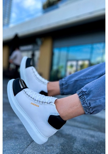 Ch267 - Gbt Roma Mirror Erkek Bot Beyaz/sıyah Çok Renkli