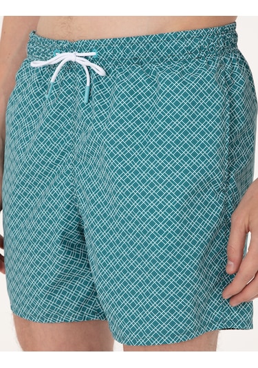 Pierre Cardin Erkek Yeşil Deniz Şortu 50307956-vr054 Yeşil