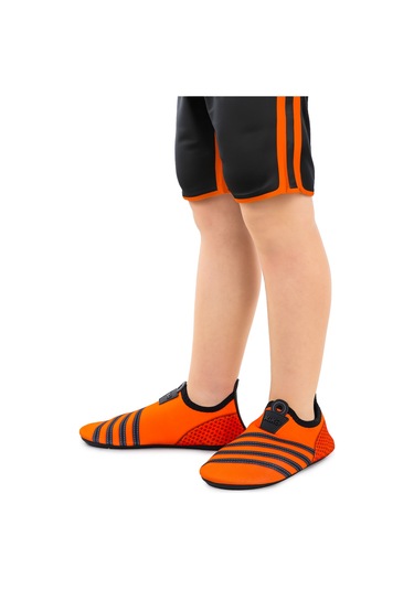 Kiko Kids Enigma Havuz Plaj Erkek Çocuk Deniz Ayakkabısı 7501 Turuncu - Siyah Turuncu - Siyah