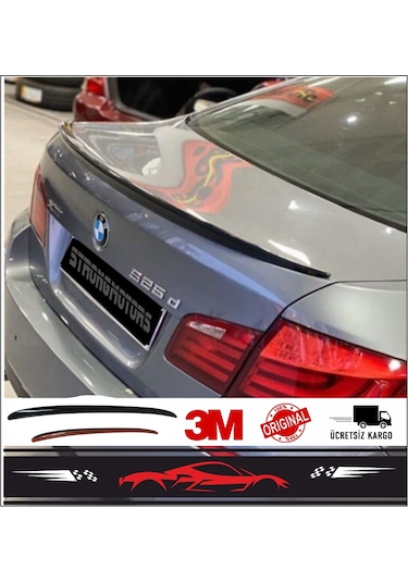 Spoiler Bmw F10 Bagaj Üzeri Çıta - Spoiler Pianoblack - 120Cm