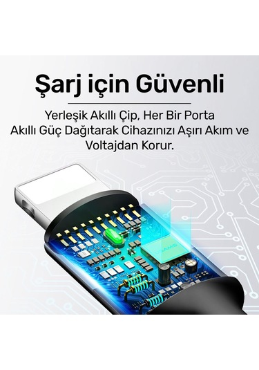 Usams Us-sj317 4in1 2 Lightning 1 Type-c 1 Micro Uçlu 1.2m 2a Örgülü Renkli Şarj Ve Data Kablosu