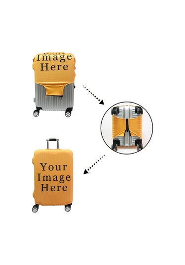 Suntek Elastik Bagaj Kapağı Anti Scratch Bavul Koruyucu Mor-30-32-inç Mor