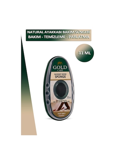 Gold Care Ayakkabı Bakım Temizleme Ve Parlatma Süngeri Depolu 11 Ml 001