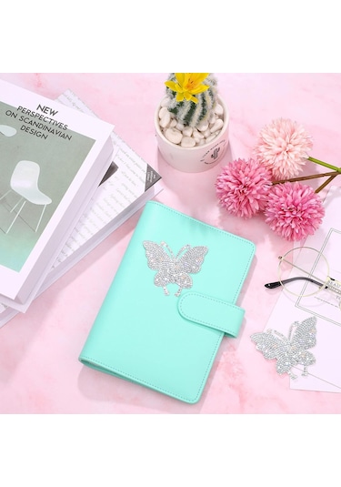 Parça Kristal Araba Çıkartmaları Kelebek Bling Kristal Yapay Elmas Araba Çıkartması Tamponlar Windows Dizüstü Bilgisayarlar İçin Çok Renkli