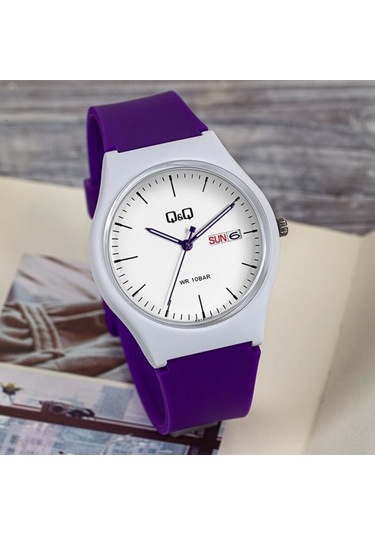 Q&Q QCG21207 Su Geçirmez Çift Takvimli Unisex Kol Saati