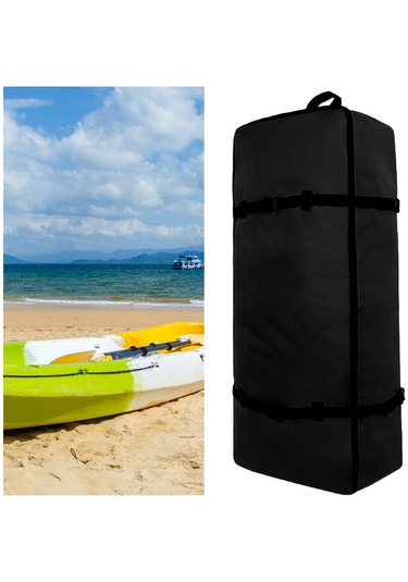 Suntek Paddleboard Sırt Çantası Çanta Naylon Fermuarlı Siyah