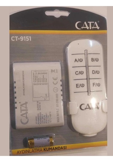 Cata Avize Kumandası 6 Çıkışlı