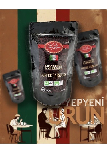 Vero Amore Nespresso Makinesine Uyumlu Kapsül Kahve 10'lu