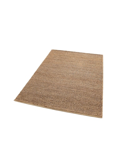 Choti Brown Flatweave Natural Jüt İle Üretilen El Dokuma Hasır Halı