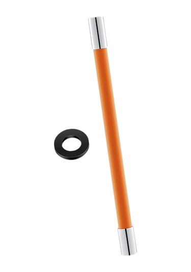 Suntek Balkon, Banyo, Mutfak Için Esnek Su Musluğu Borusu Uzatma Turuncu