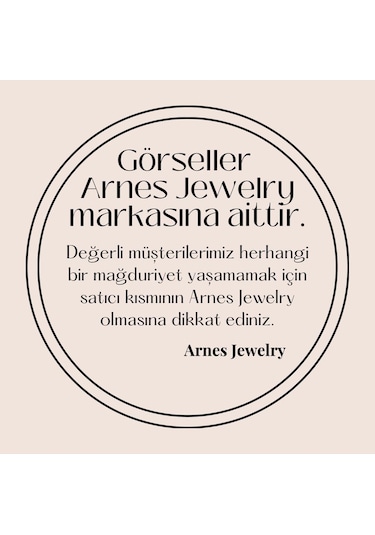 Arnes Jewelry Çelik Çeyrek Altın Takılabilen Kolye Ar157nes Gold