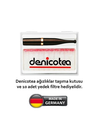 Denicotea 20241 Karbon Filtreli Sig. Ağızlığı 9Mm Siyah