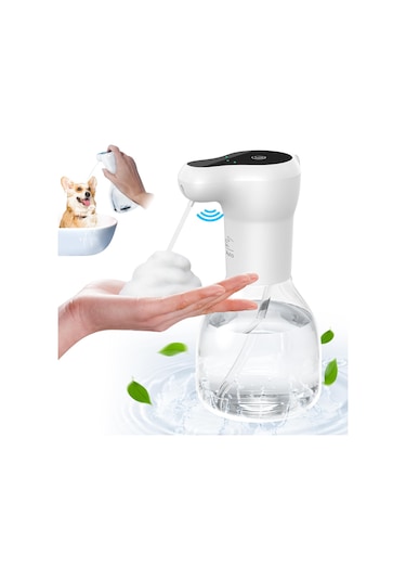 Qfdr Otomatik Sabunluk, 460ml Şarj Edilebilir Fotoselli Köpük