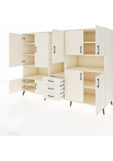 Kronos Dolap 13 Raflı 3 Çekmeceli 9 Kapaklı 220x59x163 Aytaşı-ayt Aytaşı-aytaşı